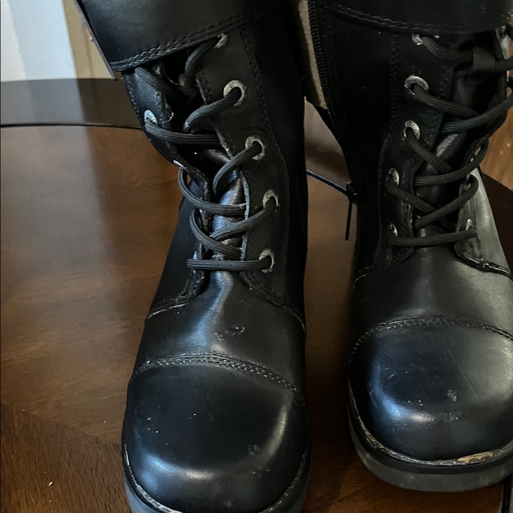 Harley-Davidson Black Combat Boots